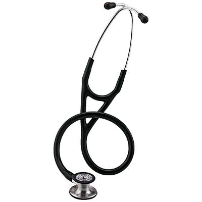 Estetoscópio Littmann Cardiology IV Preto em Aço Inoxidável Escovado 6152