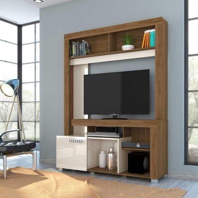 Estante para TV Até 50 Polegadas Isole G97 1 Porta 4 Prateleiras MDP Naturale-off White Gran Belo