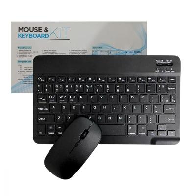 Teclado e Mouse sem Fio Bluetooth TX2382-XF Ultra Fino Preto Golden Ultra