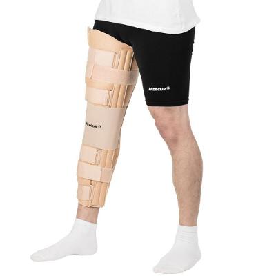 Imobilizador para Joelho Mercur BC 0631 Fixo Estreito Bege com Ajuste por Fechos Tamanho P 50cm