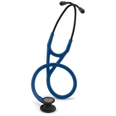 Estetoscópio Littmann Cardiology IV 6168 Azul com Preto para Uso Profissional em Aço Inoxidável