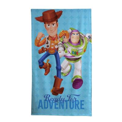 Toalha de Banho Infantil Toy Story 70cm X 1,30m Algodão Aveludada Azul Döhler