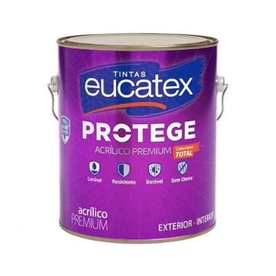 Tinta Acrílica Premium Protege Semi Brilho Branco Galão 3,6L Eucatex