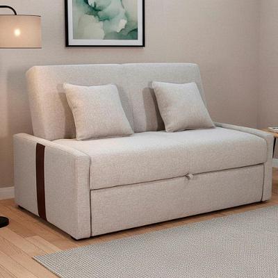 Poltrona Descanso Nayara Decorativa Corino Sintetico Bege Matrix