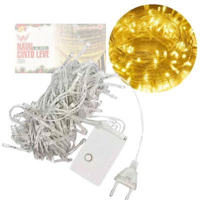 Pisca de Natal Led 100 Lâmpadas 7m 220V Amarelo AL-5955 Altomex