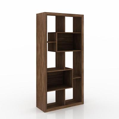 Estante Aberta E1712 7 Prateleiras MDP 78cm Nogal Marrom Gran Belo