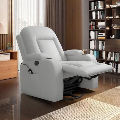 Poltrona Reclinável Crihs G23 com Massagem e Aquecimento Pu Branco Gran Belo