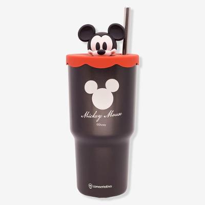 Copo Térmico Copo Topper Mickey 0,6L Aço Inoxidável Vermelho Disney