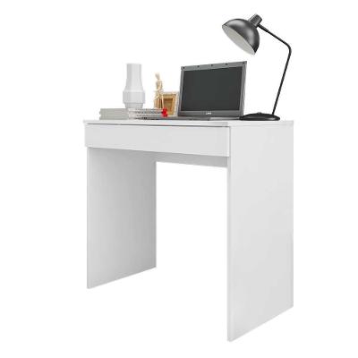 Mesa Escrivaninha para Notebook Case G01 1 Gaveta MDP 80cm Branco Gran Belo