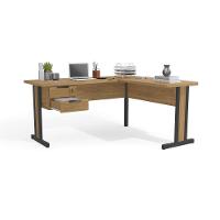 Mesa Notebook Escritório 1170A c/ 2 Gavetas Itapuã - Kappesberg - 6