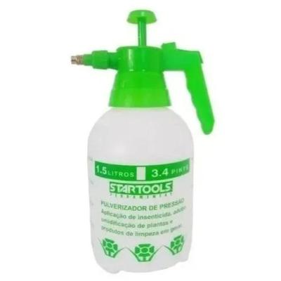 Pulverizador de Pressão Acumulada 1,5L para Plantas Bico Regulável Laranja Startools
