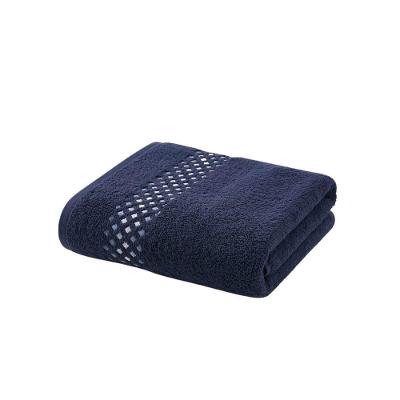 Toalha de Rosto Aurora 50cm X 80cm 97% Algodão 3% Poliéster Azul Escuro Döhler