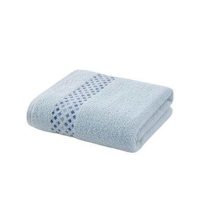 Toalha de Rosto Jacquard Aurora 80x50cm Algodão 440g-m2 Azul Claro Döhler