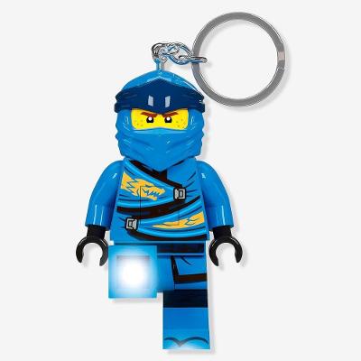 Chaveiro com Lanterna Lego Ninjago Legacy Jay Azul Zonacriativa