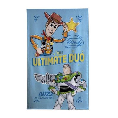 Toalha de Banho Infantil Toy Story 115x70cm Algodão Felpuda Azul Döhler