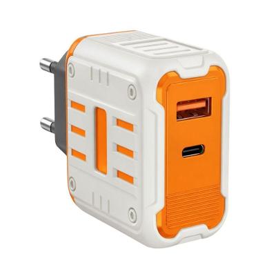 Carregador Dual Usb C MDM Ultra Rápido para Dispositivos com Cabo Tipo C Incluso 1 Unidade