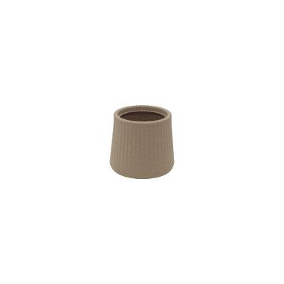 Vaso para Plantas Lótus Redondo 15,5cm em Polietileno Granito Areia Tramontina