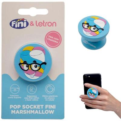 Pop Socket Apoio de Celular Letron Marshmallow Fini Suporte para Smartphone Colorido 1 Unidade