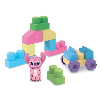 Blocos de Montar Infantis Mágicos Angel para Coordenação Motora com Figura da Personagem Elka