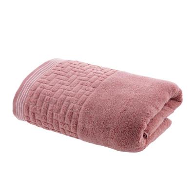 Toalha de Banho Super Soft Geométrico 70x140cm Misto Rosa Corttex