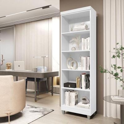 Estante Livreiro Multiuso Anúbis em MDP 12mm 55cm Branco SAL Movelaria