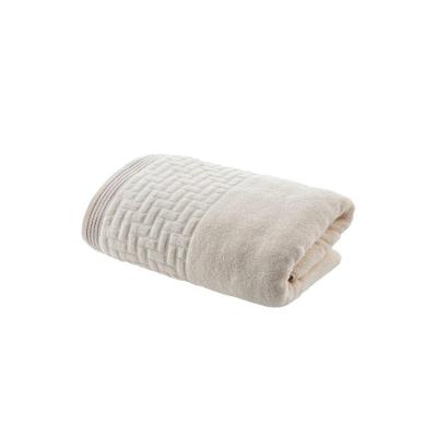 Toalha de Rosto Super Soft Geométrico 50x70cm Misto Bege Claro Corttex