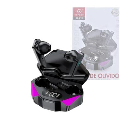 Fone de Ouvido Intra Auricular Bluetooth Kapbom com Case de Carregamento Preto