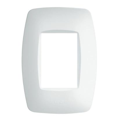 Placa com Suporte 4x2 para 3 Módulos Horizontais Elegance 2377 Fame Brasil