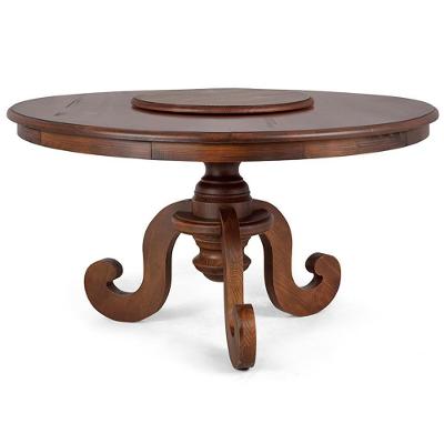 Mesa de Jantar Mariah G04 6 Lugares Redonda 140cm Canela Gran Belo