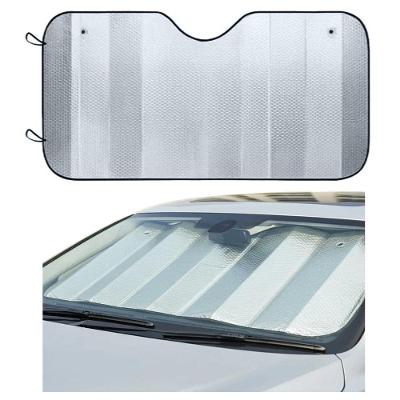 Protetor Solar de Para-brisa Automotivo Dobrável Universal Prata para Carro Zein Importados