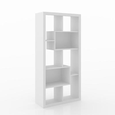Estante Aberta E1712 com 7 Prateleiras em MDP 78cm Branco Gran Belo