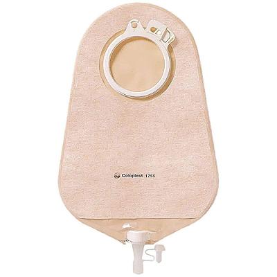 Bolsa de Urostomia Drenável Transparente Coloplast Alterna 2 Peças 17637 com Válvula Antirrefluxo