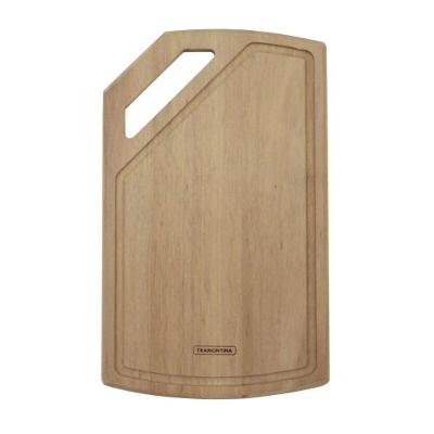 Tábua para Churrasco Retangular com Alça em Madeira Muiracatiara 33x20x1,2cm Tramontina