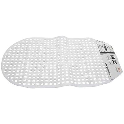 Tapete para Box Banheiro Oval Antiderrapante 33x62cm em PVC Colorido 1 Unidade
