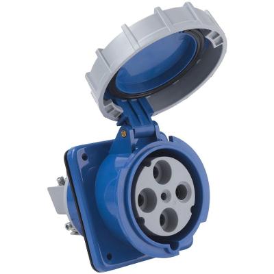 Tomada de Embutir 3P+T 125A 220-250V Ip67 para Uso Industrial e Comercial Tramontina