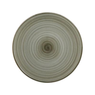 Prato Raso Paraty em Porcelana Liso Verde 27cm para Uso Diário Tramontina