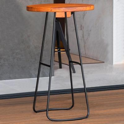 Mesa Bistrô Celeste G87 4 Lugares Redonda Tampo MDF Base Aço Carbono Preto Gran Belo