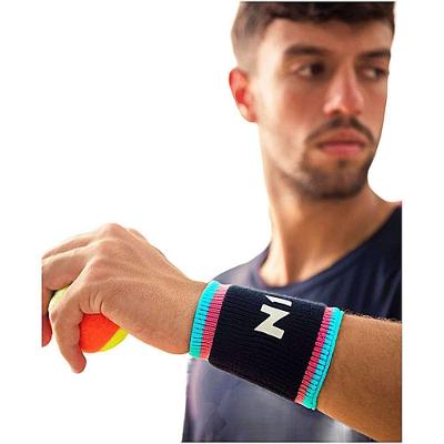 Protetor de Punho N1 Sport Racket Estabilidade Tamanho m Rosa e Azul para Uso Bilateral