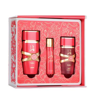 Kit Perfume Yara Candy Feminino Eau de Parfum Floral Frutado 100ML Lattafa