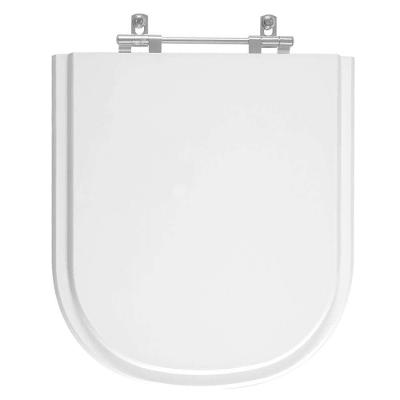 Assento Sanitário Flox para Vaso Fiori MDF Ultra Antimicrobiano Branco Pontto Lavabo