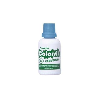Corante Líquido Universal Azul Real para Tintas e Artesanato Colorsil