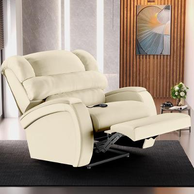 Poltrona Reclinável Elétrica Kylie G23 com Controle Power Pu Bege Gran Belo