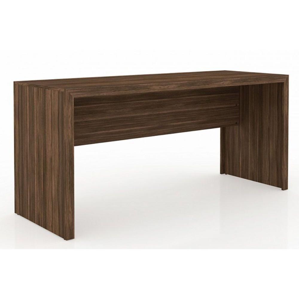 Mesa Secretária Escritório ME4109 Nogal - Tecno Mobili - 1