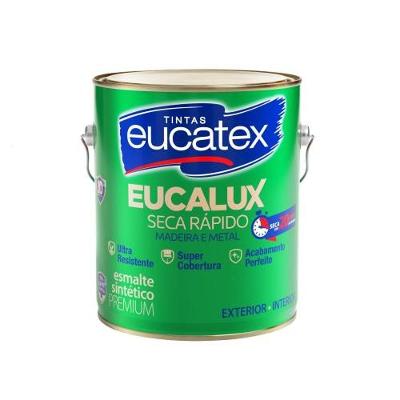 Tinta Esmalte Sintético Eucalux Brilhante Marrom 3,6L Galão Eucatex