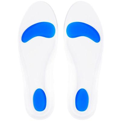 Palmilha Ortopédica em Silicone Hidrolight FT07 com Arco Plantar Anatômico Azul 35-36
