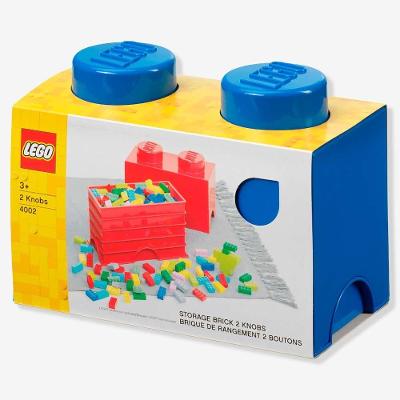 Caixa Organizadora Lego 2 Botões para Brinquedos em Polipropileno 2,6L Zonacriativa