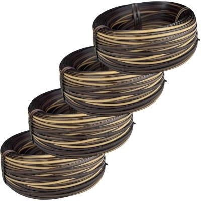 Fibra Sintética em Rolo Junco 450 Metros Cappuccino Kit 4 Rolos Trama Original