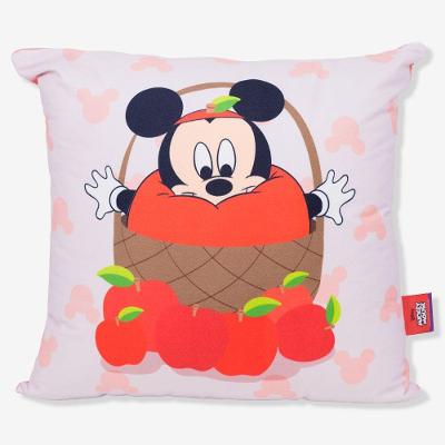 Almofada 40x40 Mickey Mouse Baby Fruit para Dormir com Enchimento em Fibra Disney