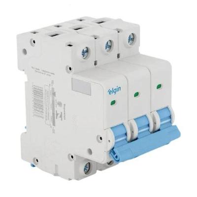 Disjuntor Tripolar 6k 3 X 40A Branco com Segurança para Instalação Elétrica Elgin