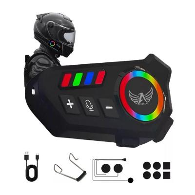 Fone de Ouvido Bluetooth para Capacete de Moto Altomex B08 com Microfone Preto